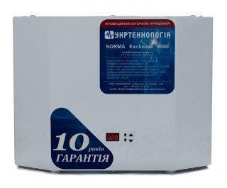 Стабілізатор напруги Укртехнологія NORMA Exclusive 5000 однофазний