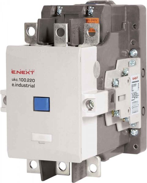I.0090063 Контактор e.industrial.ukc.180.230, 180А, 230В, 1no+1nc