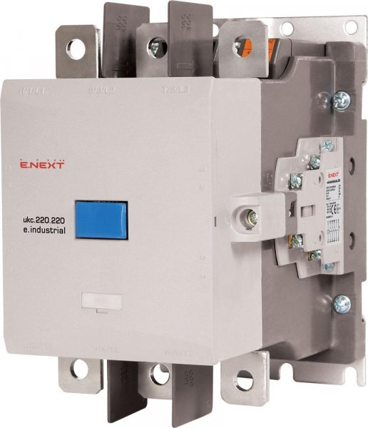 I.0090008 Контактор e.industrial.ukc.220.220, 220А, 220В, 1no+1nc