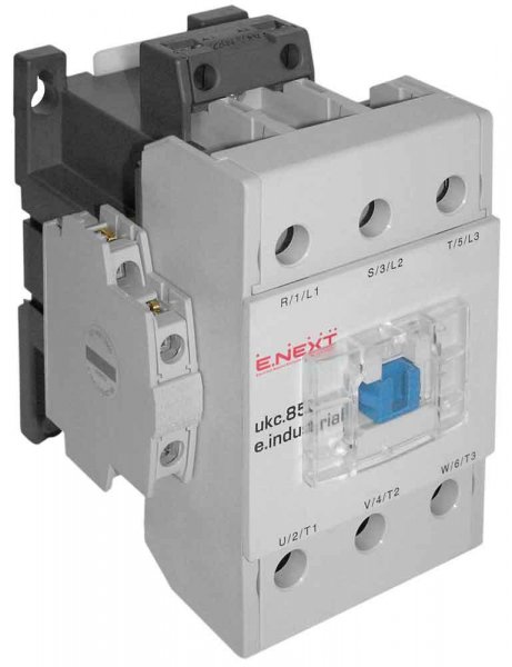 I.0090005 Контактор e.industrial.ukc.85.220, 85А, 220В, 1no+1nc