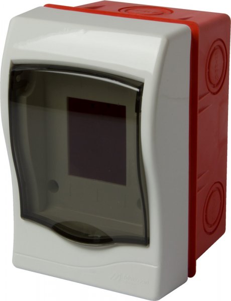 S0290013u Корпус пластиковый встраиваемый 2-модульный e.plbox.stand.w.02mU Multusan