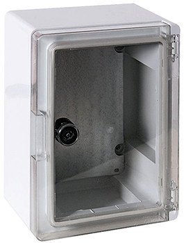 CP5011 Корпус ударопрочный из АБС-пластика e.plbox.210.280.130.tr, 210х280х130мм, IP65 с прозрачной дверцей