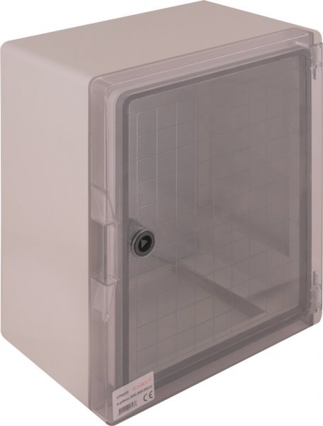 CP5031 Корпус ударопрочный из АБС-пластика e.plbox.300.350.165.tr, 300х350х165мм, IP65 с прозрачной дверцей