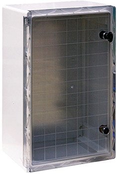 CP5019 Корпус удароміцний з АБС-пластика e.plbox.600.800.260.tr, 600х800х260мм, IP65 з прозорими дверцятами