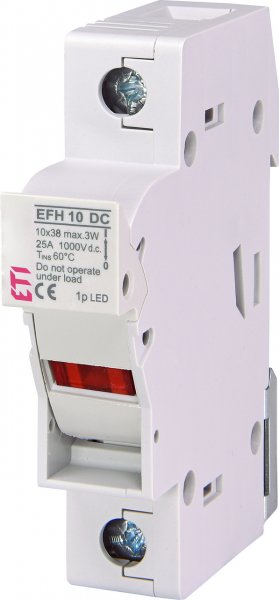 2540211 Держатель EFH 10 1P LED  25A 1000V DC ETI