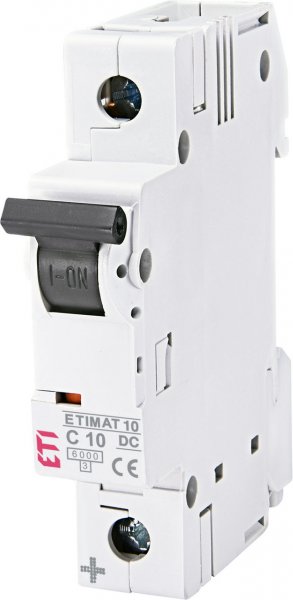 2137712 Автоматичний вимикач ETIMAT 10 DC 1p C 6A (6 kA) ETI