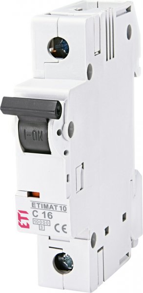2131704 Автоматичний вимикач ETIMAT 10 1p C 1А (10 kA) ETI