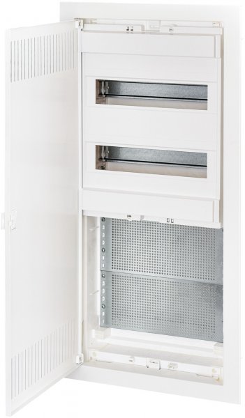 1100222 Щит металлопластиковый. ECG 56 COMBO2/3-I (24+4мод, 2ряд., 2м.п., перф.метал.двер.) ETI