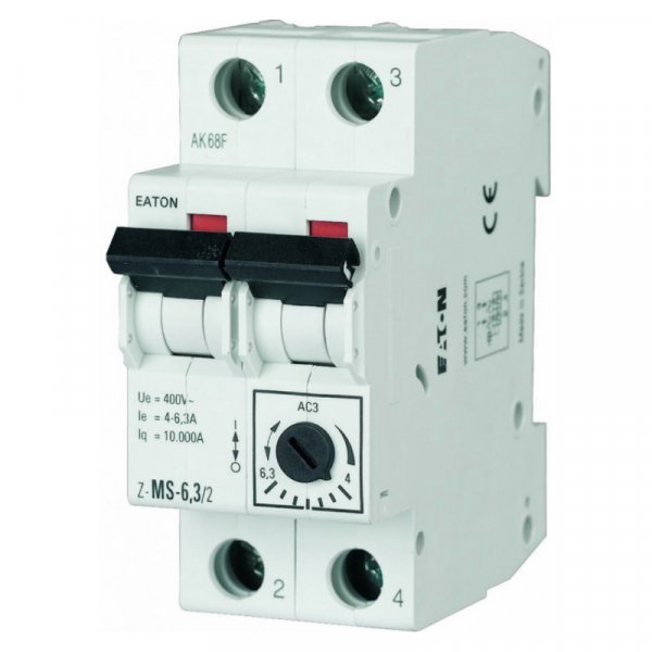 248398 Автомат защиты двигателя 2п 10A Z-MS-10/2 EATON