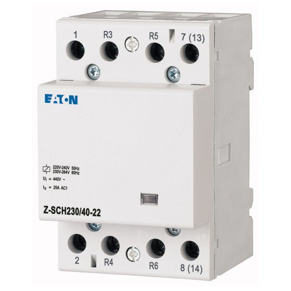 248853 Контактор Z-SCH230/40-22 40A 230V 2NO+2NC EATON