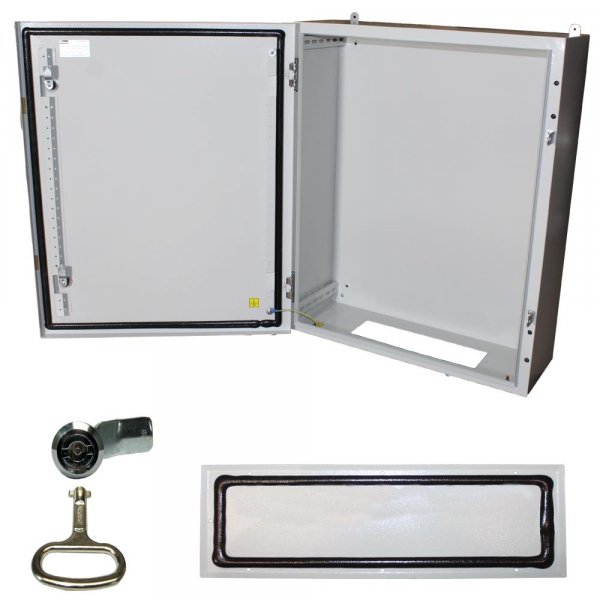 Бокс монтажний навісний BW t=1,2-(800х1400х300) IP54 У2 без панелі, металевий замок Standart Билмакс