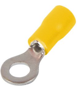 S1036030 Изолированный наконечник e.terminal.stand.rv2.2.6.yellow 1.5-2.5 кв.мм, желтый, 100шт