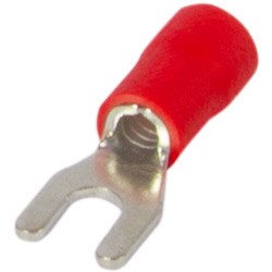 S2036022 Ізольований наконечник вилковий e.terminal.stand.sv.2.5.red 1.5-2.5 кв.мм, червоний, 100шт