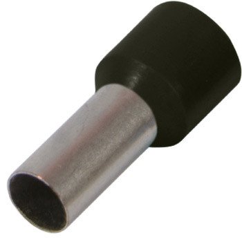 S3036003 Изолированный наконечник втулочный e.terminal.stand.e0508.black 0.5 кв.мм, черный, 100шт