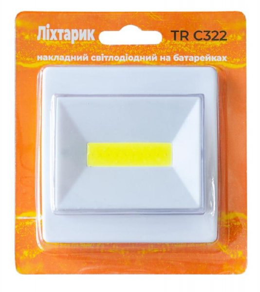 Ліхтарик TR C322 накладний світлодіодний на батарейках 000058347