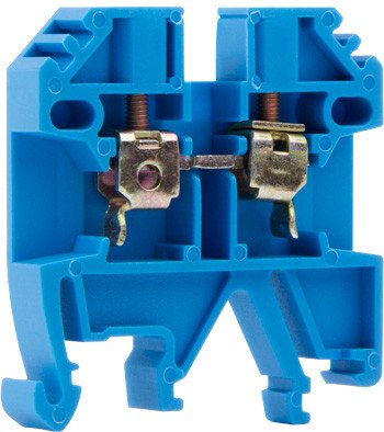 P049022 Клеммная колодка наборная на DIN-рейку e.tc.din.pro.2.5.blue, синяя, без крышки E.NEXT
