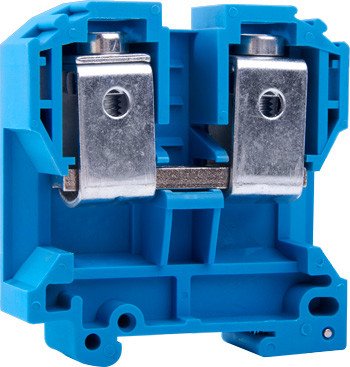 P049027 Клемна колодка набірна на DIN-рейку e.tc.din.pro.70.blue, синя, без кришки E.NEXT