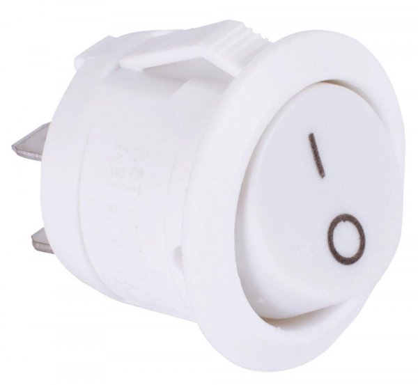 Переключатель клавишный e.switch.key.06, 2 pin, белый s2040006