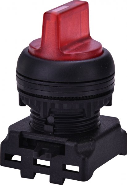 Выключатель поворотн. EGS2I-N-R (2-х поз., с фикс. с подсв. 0-1, 45°, красный) 4771333