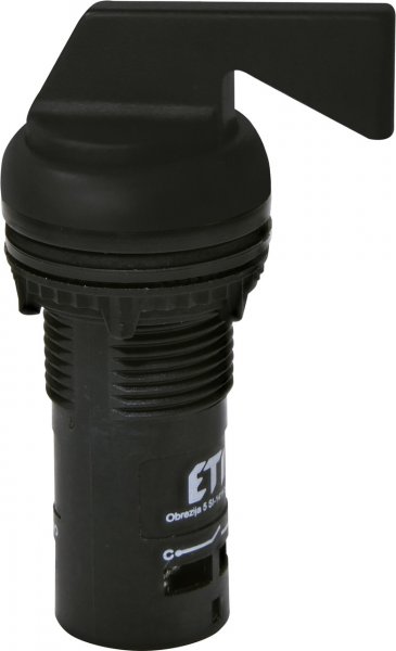 Переключатель поворотн. монобл. ECS3L-N30-20 (2NO, 3-х поз., с фикс. 1-0-2, 30°, черн.) 4771646