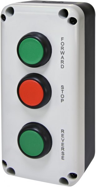 Кнопковий пост 3-модул. ESB3-V6 (Standart, "FORWARD/STOP/REVERSE", зелен./червон./зелен.) 4771629 ETI