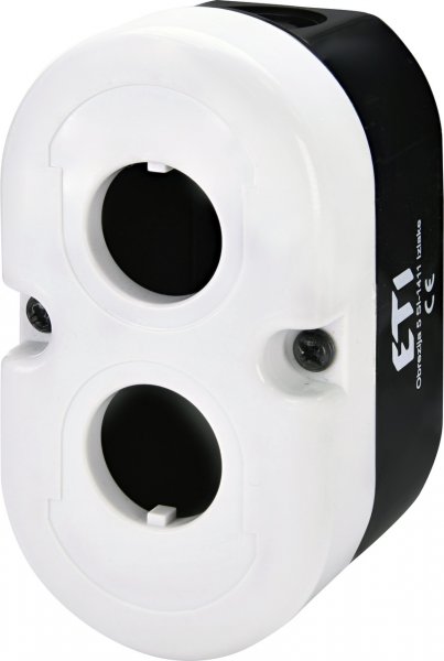 Корпус ESE2 (Compact, 2 отвори, корпус сіро-чорний) 4771546 ETI