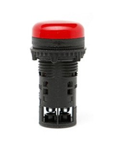 Лампа сигнальная LED матовая ELPI-240A-R 240V AC (красная) 4771711
