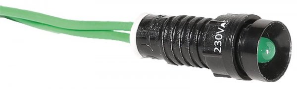 Лампа сигнальна LS LED 5 G 230 (5мм, 230V AC, зелена) 4770804 ETI
