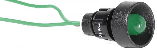 Лампа сигнальна LS LED 10 G 230 (10мм, 230V AC, зелена) 4770810 ETI