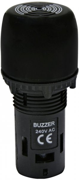 Зуммер EBUZ-240A (240V AC, черный) 4771637