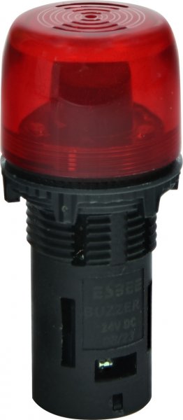 Зуммер EBUZ-L-024C (DC 24V, 60dB, красный LED - мигающий) 4771552