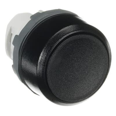 MP1-10B Кнопка скрытая, без фикс., черный пласт. кольцо, черная 1SFA611100R1006