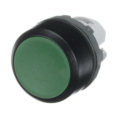 MP1-10G Кнопка прихована, без фікс., чорне пласт. кільце, зелена 1SFA611100R1002 ABB