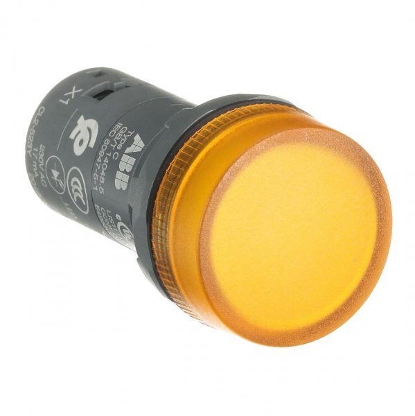 Сигнальный индикатор со светодиодом CL2-523Y 230В AC желтый 1SFA619403R5233