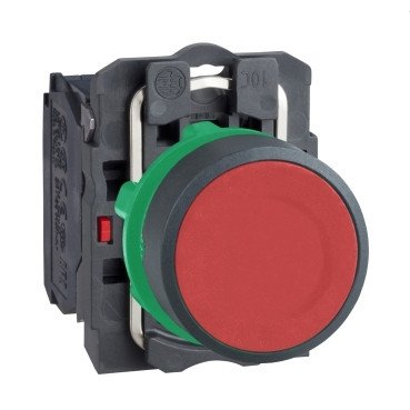 XB5AA42 Кнопка без фиксации 1NC красная Schneider Electric