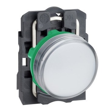 XB5AVM1 Лампа сигнальна LED 22 мм біла 230В AC Schneider Electric