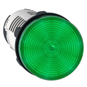 XB7EV03MP Лампа сигнальная LED (моноблок) 22 мм зелёная 230В AC Schneider Electric