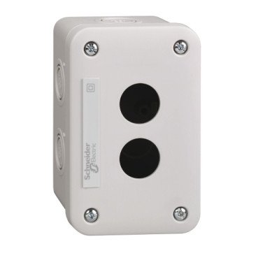 XALE2 Корпус поста кнопочного 2-местный светло-серый Schneider Electric