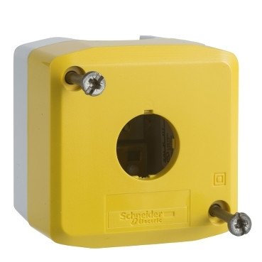 XALK01 Корпус поста кнопочного 1-местный желтый Schneider Electric