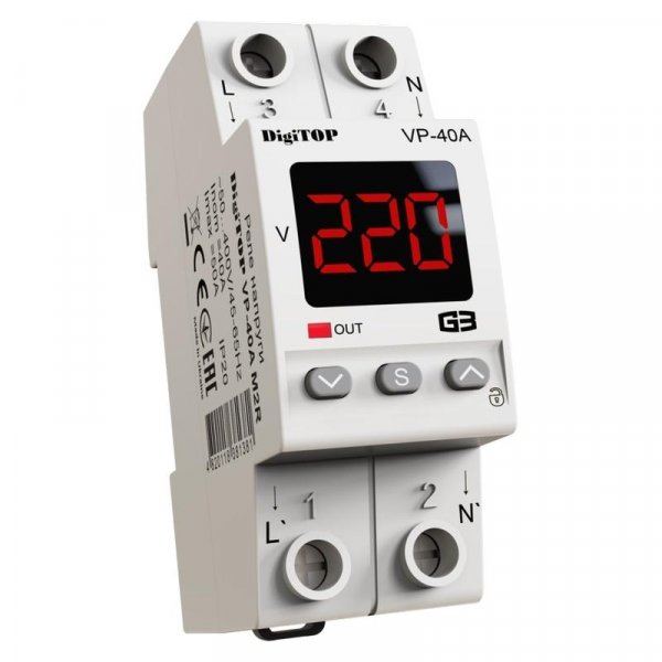 Реле напруги VP-40A M2R DigiTOP