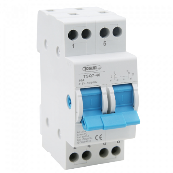 Переключатель нагрузки TSQ7-40 40A 2P (I-0-II) 230B TOSUNLux