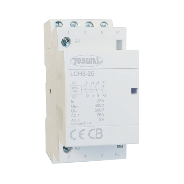 Модульный контактор LCH8-25 25A 4P 3NO+1NC TOSUNLux