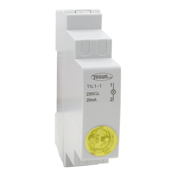 Модульный LED индикатор TIL1-1 желтый 24В AC/DC TOSUNLux