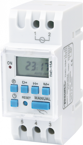 Таймер тижневий ТHC-15A, 16А 230В АС електронний TOSUNLux