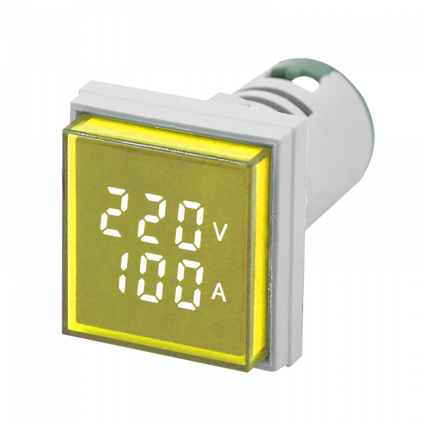 Измерительное цифровое устройство AD22-SAV желтый 0-100A 50-500В трансформатор класс точности 2,5 TOSUNLux