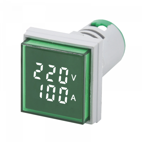 Измерительное цифровое устройство AD22-SAV зеленый 0-100A 50-500В трансформатор класс точности 2,5 TOSUNLux