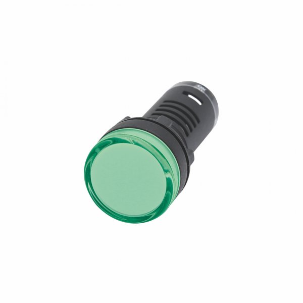 Индикатор световой AD22-22DS зеленый Ø22 АС 230В, LED TOSUNLux