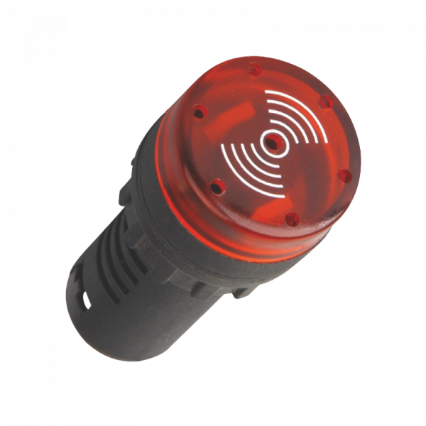 Звуковой сигнализатор AD22-22M/R красный Ø22 AC/DC 24В TOSUNLux