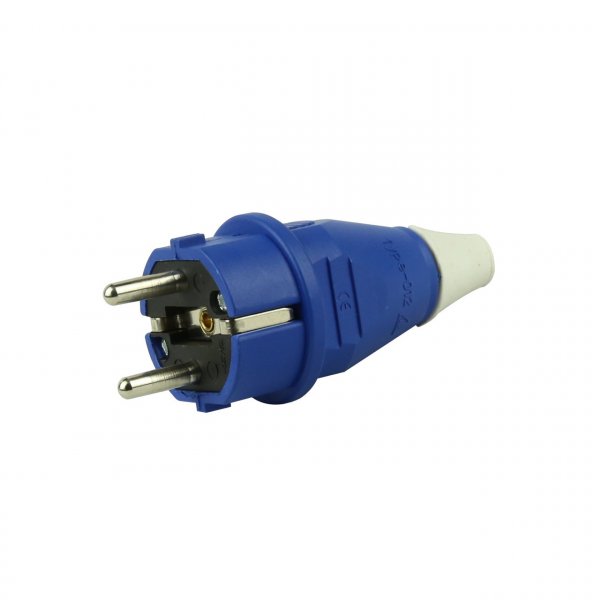 Вилка переносна 012S Schuko 2P 16А 220-250B IP44 TOSUNLux