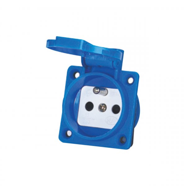 Розетка врезная 112R Schuko 2P 16А 220-250B IP54 TOSUNLux